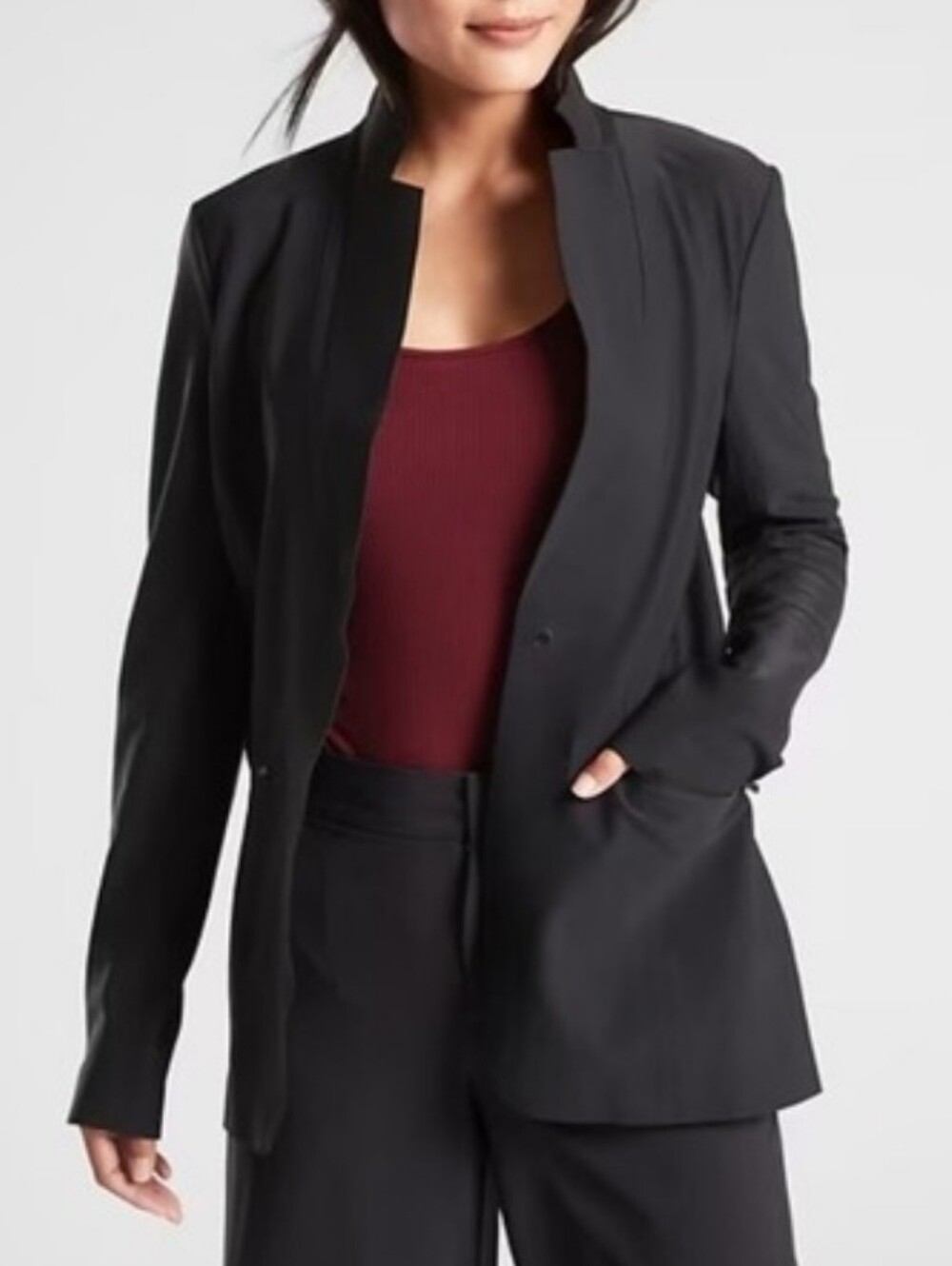 Athleta Black Intersteller Blazer Size O